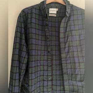 Goodfellow button up collared shirt, size large
